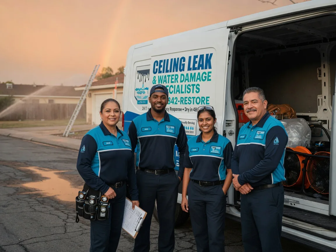 Ceiling Leak Cleanup company in Fate, TX