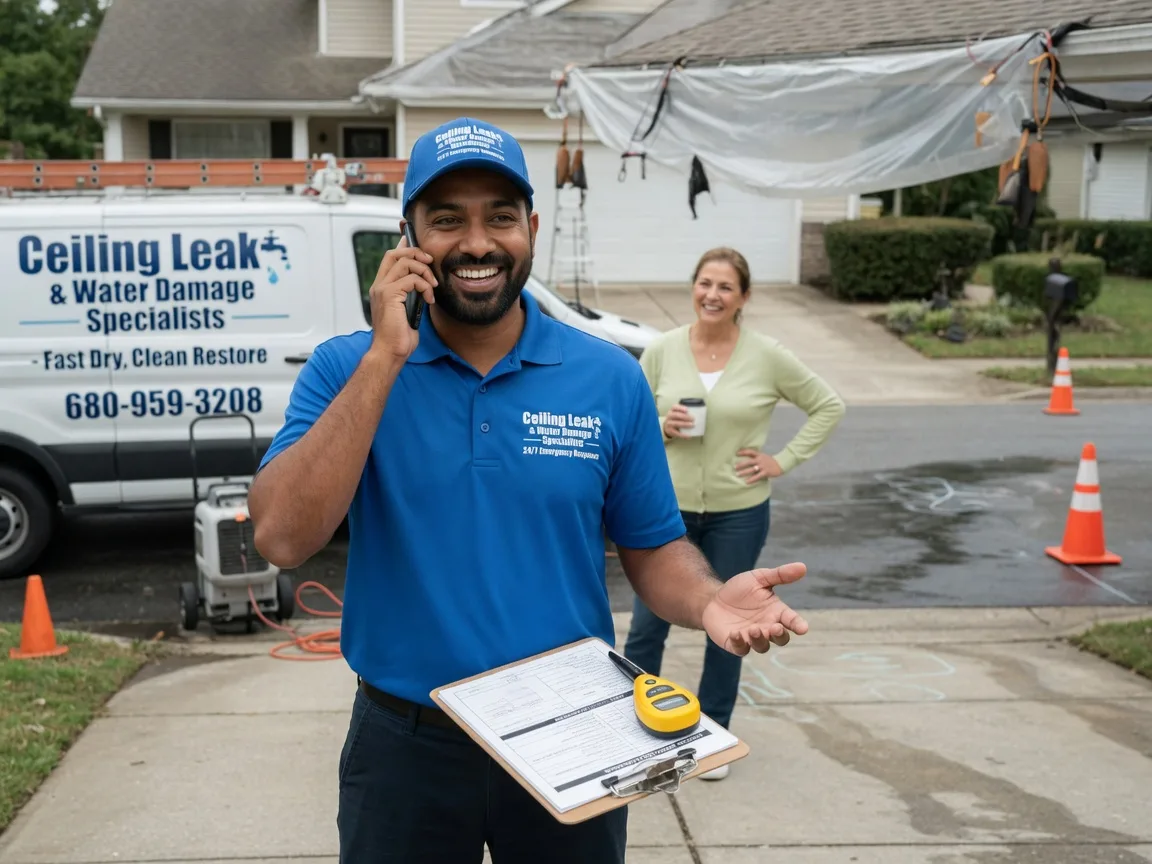 Ceiling Leak Cleanup Fate, TX FAQs